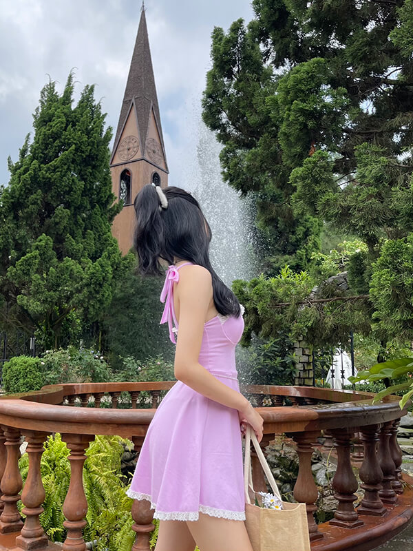 GLOSSY DRESS VÁY XOÈ TIỂU THƯ