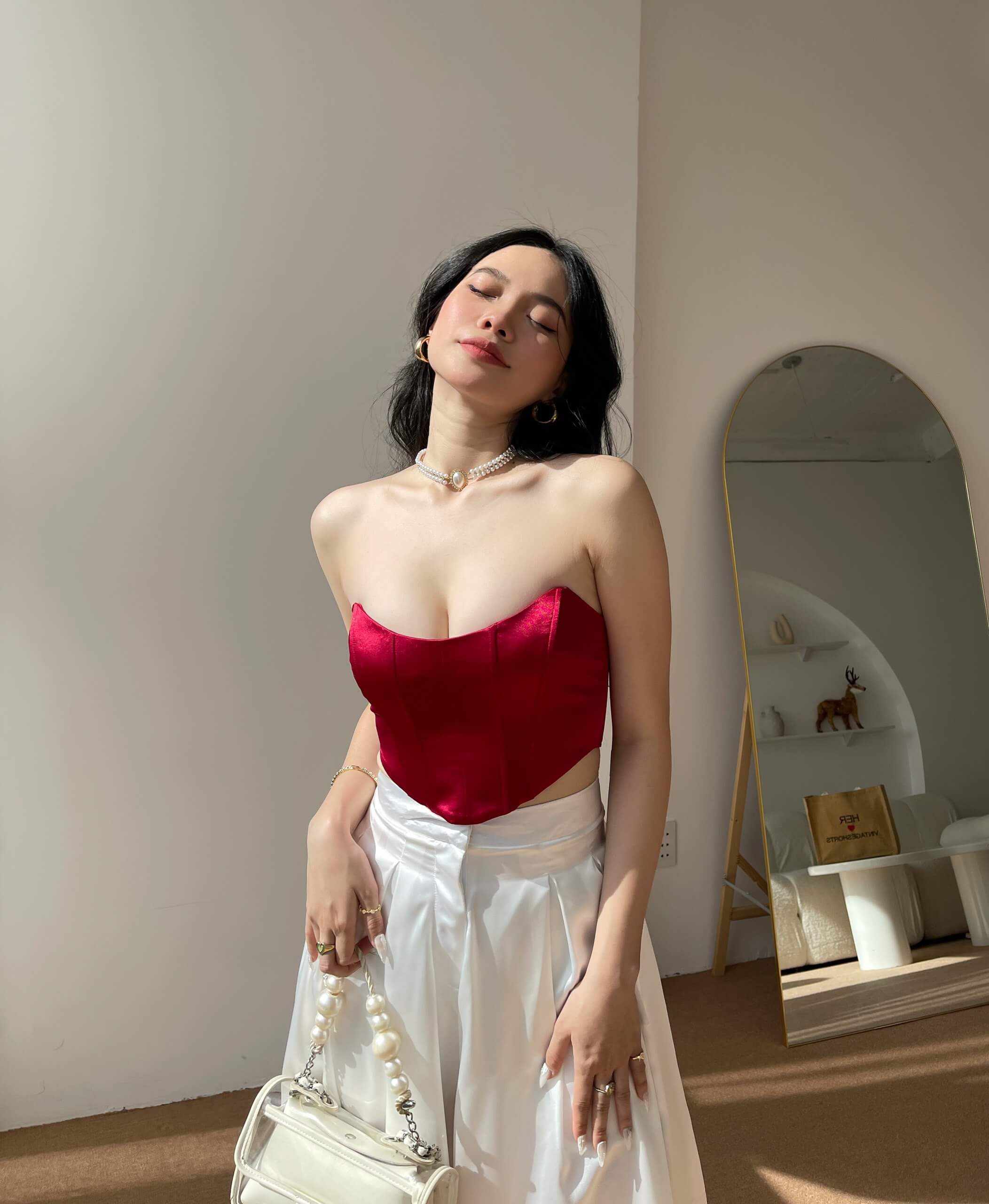 “LUMMA CORSET” áo định hình eo thời trang phù hợp tiệc sang trọng, hẹn hò lãng mạn